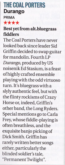 Coal Porters Uncut Magazine review