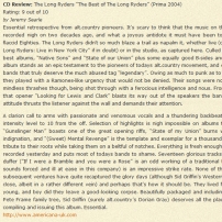 CD Review: The Long Ryders – The Best Of 1982-1987 (Prima) 