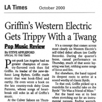 LA Times, October 2000