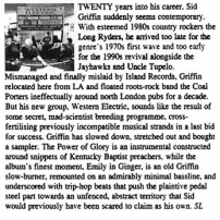 Sunday Times, May 2000
