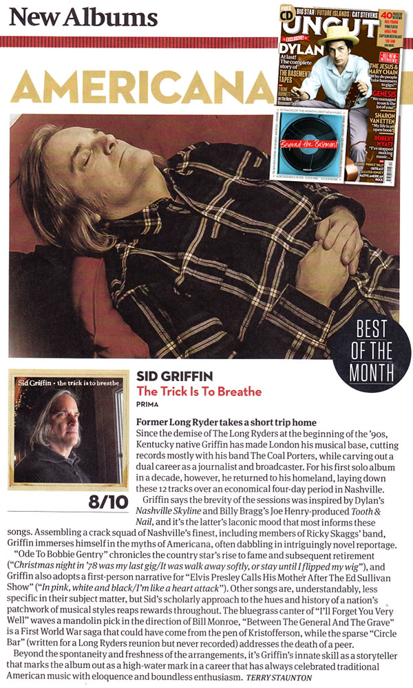 Uncut Magazine "Best of the Month"