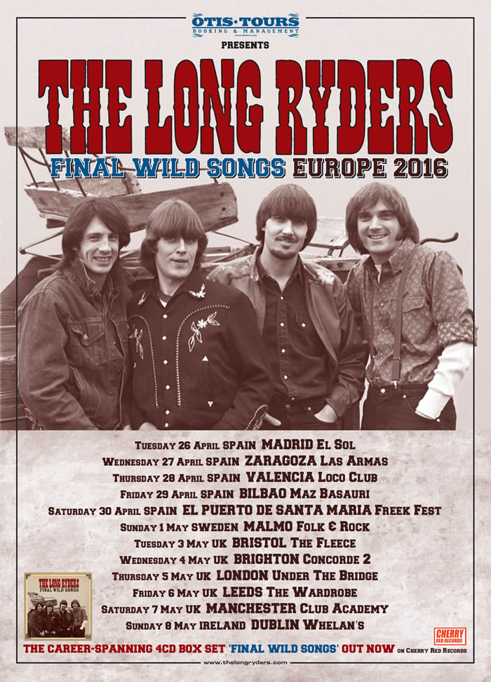 The Long Ryders Tour Poster