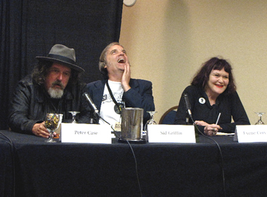 At the Americana Festival in Nashville Sept. 10th old friend Peter Case cracks a joke at the Doobie Brothers' expense while Sid and Exene Cervenka laugh.