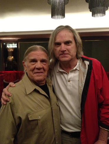 Sid with Henry Diltz, singer of the Modern Folk Quartet and one of rock's greatest photographers having done LP sleeves for the Doors, the Byrds, CSN and Joni Mitchell