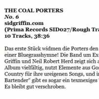 The Coal Porters - No. 6 - Folker Magazine German Review