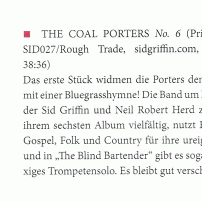 The Coal Porters - No.6 - Folker Magazine Review