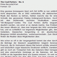 The Coal Porters - No.6 - Gaesteliste Review