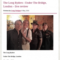 The Long Ryders - Final Wild Songs Tour Review