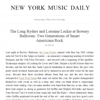 The Long Ryders - New York Music Daily Review, NYC 2016