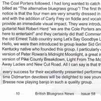 British Bluegrass News Live Review
