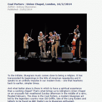 The Coal Porters - Union Chapel, London 2014