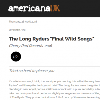 The Long Ryders - Final Wild Songs Box Set Review - Americana UK