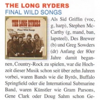 The Long Ryders - Final Wild Songs Box Set Review - Good Times German Magazine