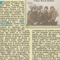 The Long Ryders - Final Wild Songs Box Set Review - Jukebox Magazine (France)
