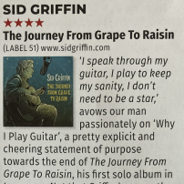 Sid Griffin - From Grape To Raisin Review RnR Magazine