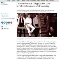 The Long Ryders - Cult Heros, The Guardian, September 2016