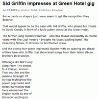 Sid Griffin and the Dreaming Spires Review