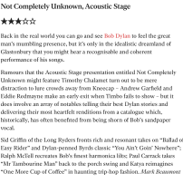 Glastonbury Festival – Not Completely Unknown Review