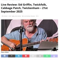 Sid Griffin Americana UK 2025 Review