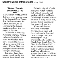Western Electric Review - Country Music International, July 2000