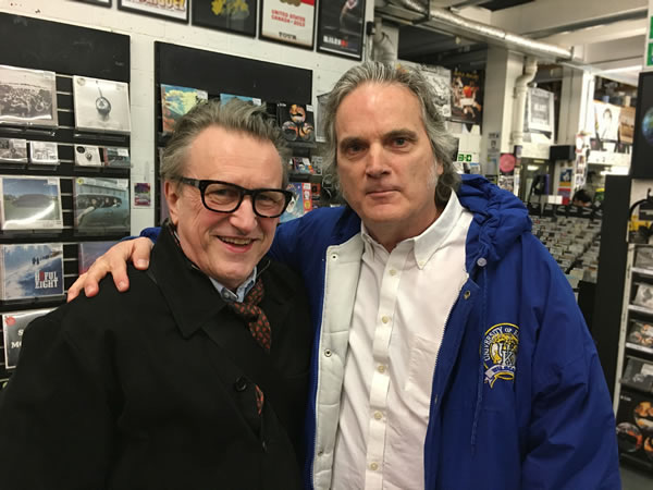 Will Birch, producer of the Long Ryders’ immortal State Of Our Union album, shows up at the Barney Hoskyns’ book launch for Small Town Talk where Sid & two Coal Porters performed, March 3, 2016. 