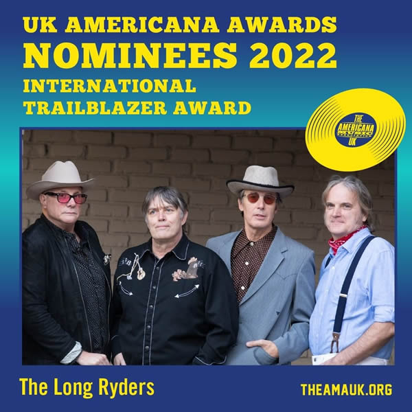 The Long Ryders win the 2022 UK Americana award for International Trailblazer