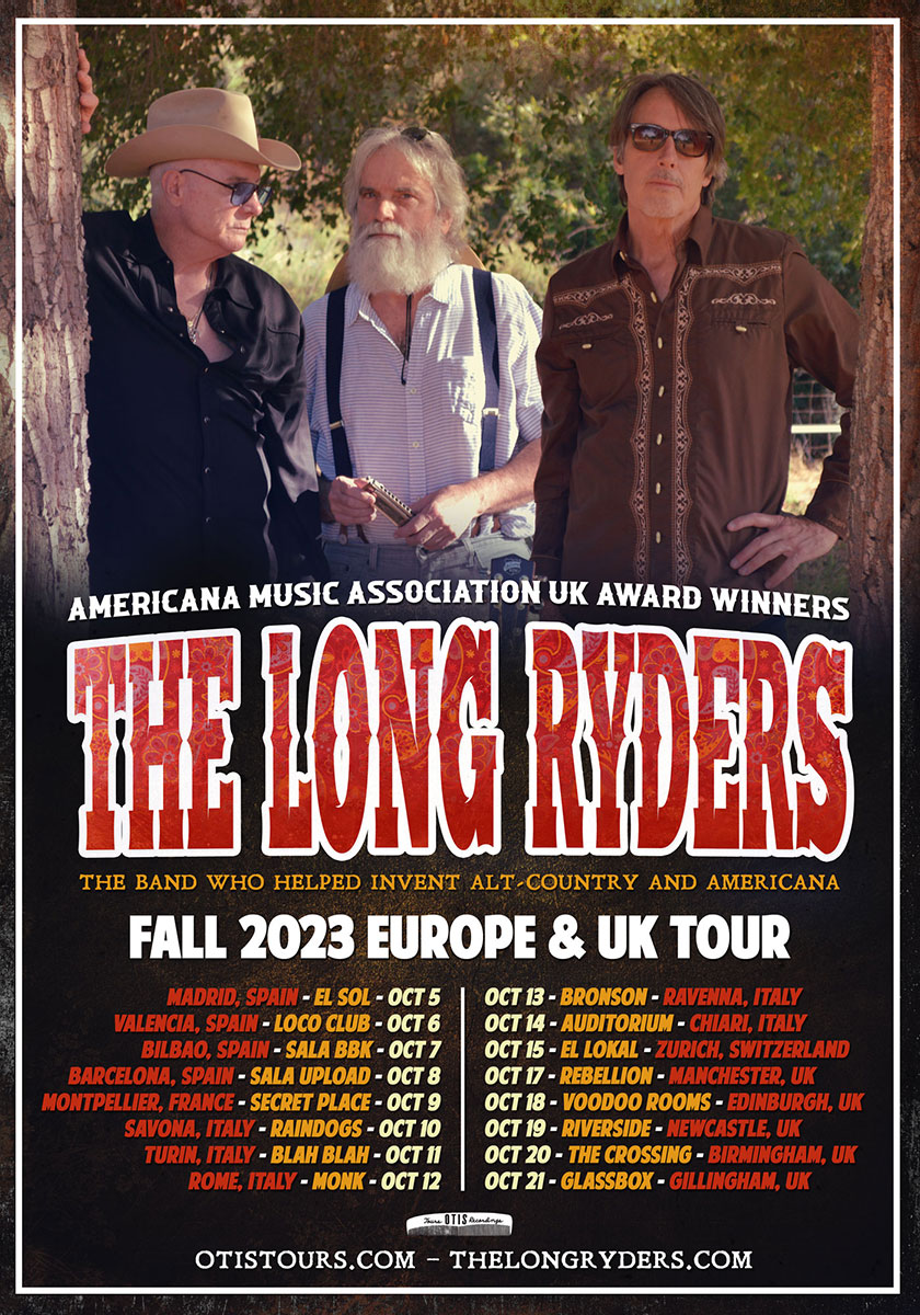 The Long Ryders 2023 Fall Tour Poster