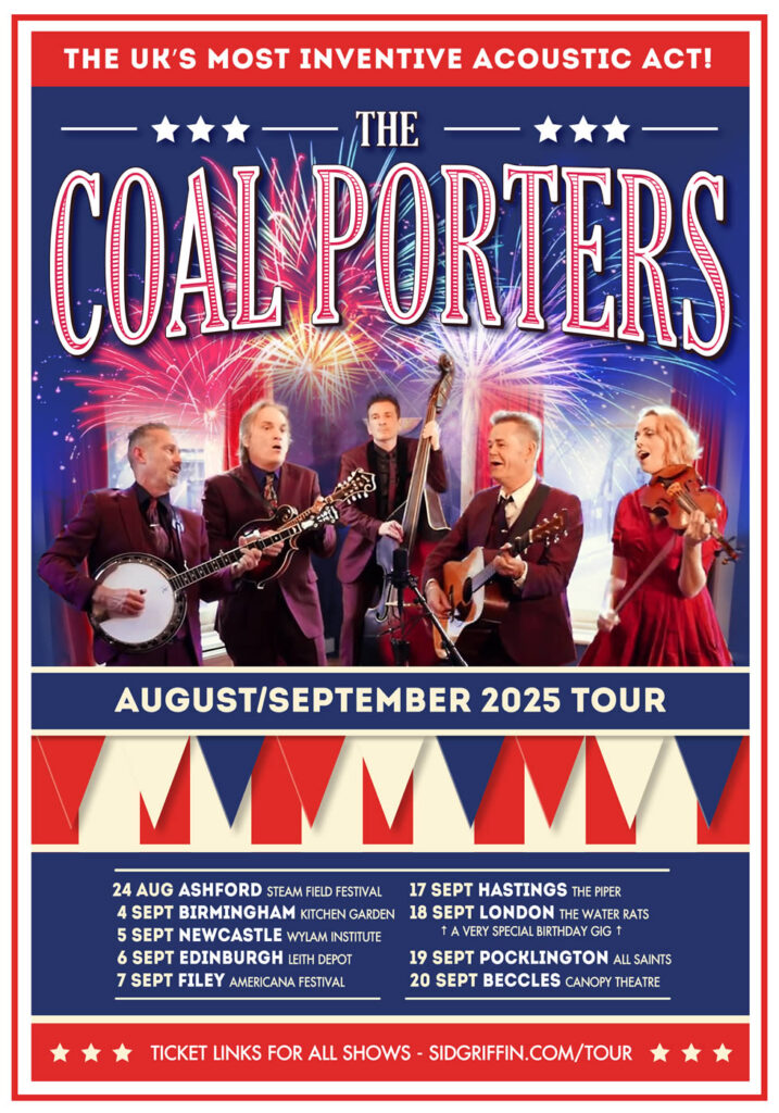 The Coal Porters on tour this August and September